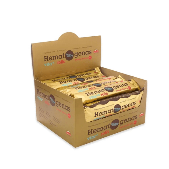 20x Hematogen Vita Rolls Classic Chocolate with Vitamin C 65g - Full Box - TrustMedUSA