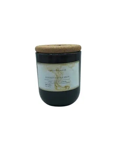 Sandalwood Bourbon Non-Toxic Candles | Natural Candles for Men |Aromatherapy Candle Relaxing Terreux Mind & Body Au supplements