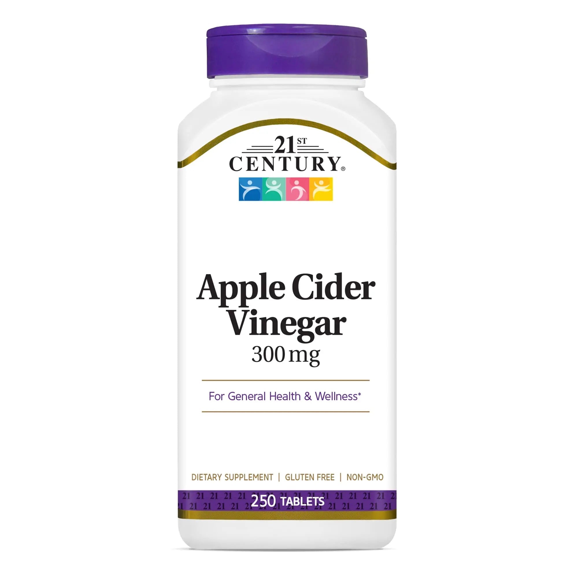 21st Century Apple Cider Vinegar 300mg Tablets, 250 Count - TrustMedUSA