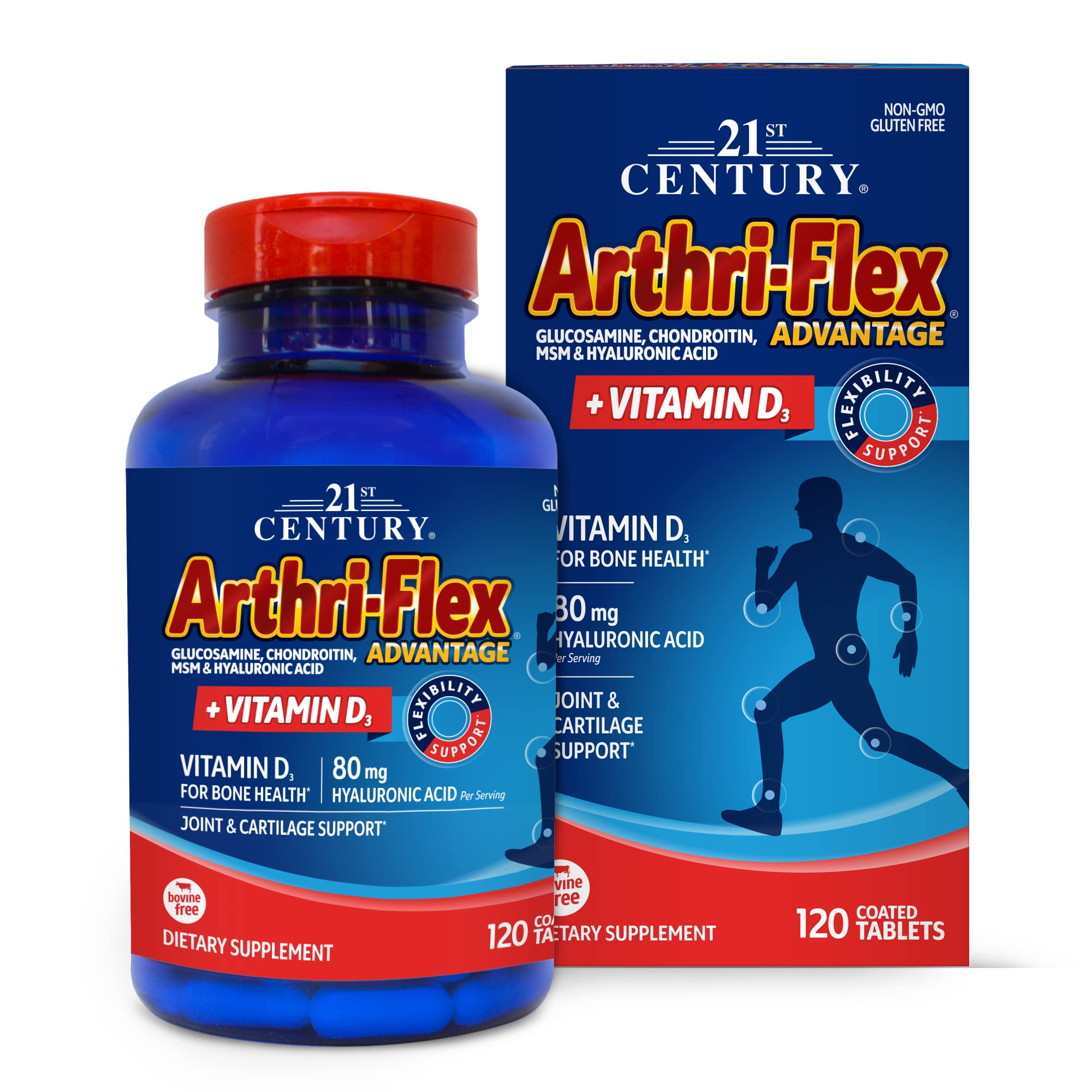 21st Century Arthri-Flex Advantage® + Vitamin D3, 120 Coated Tablets - TrustMedUSA