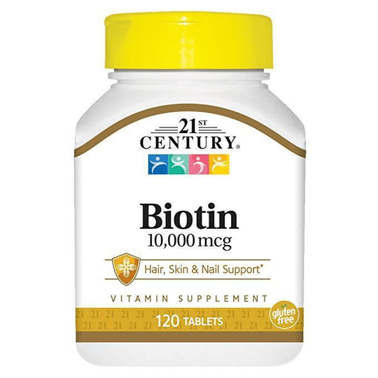 21st Century Biotin 10000 mcg Tablets 120 count - Maple Wellness Supplements