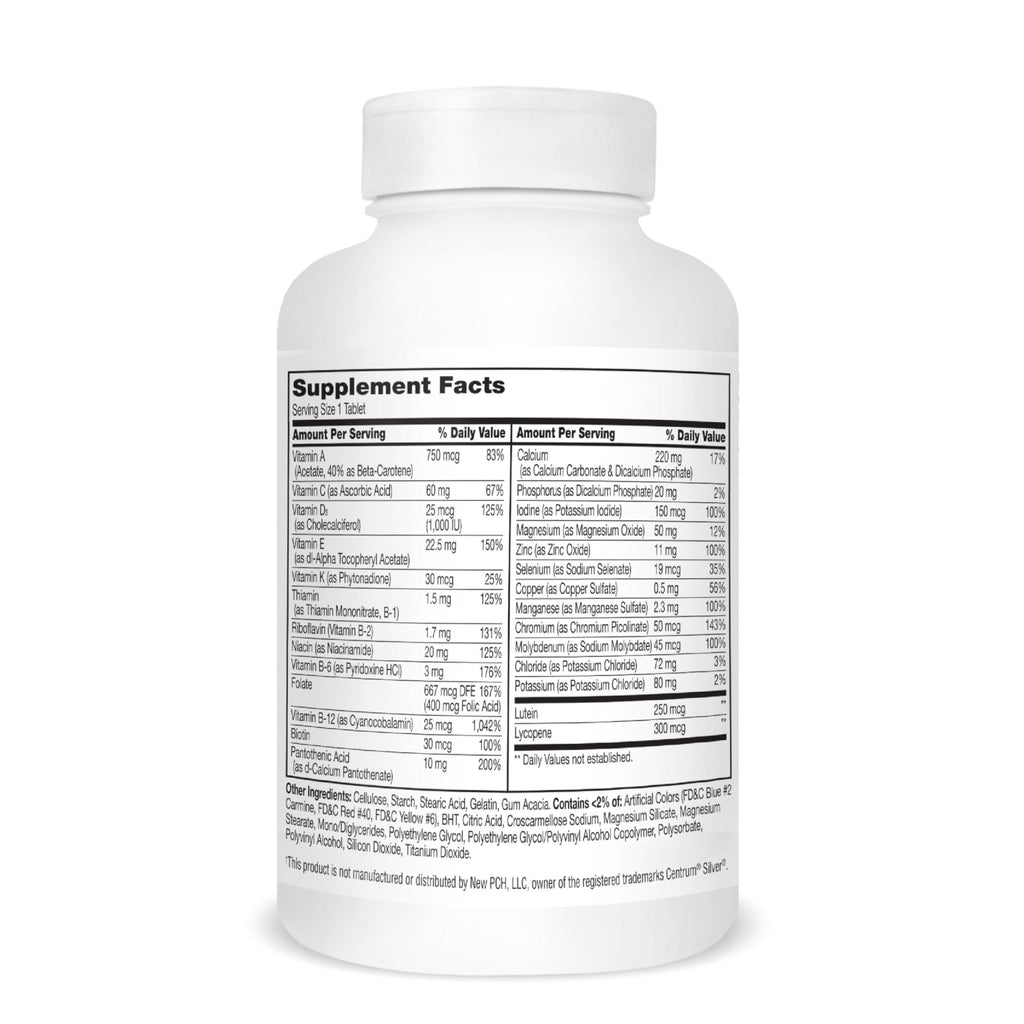 21st Century Sentry Senior Tablets, 265 Count - TrustMedUSA