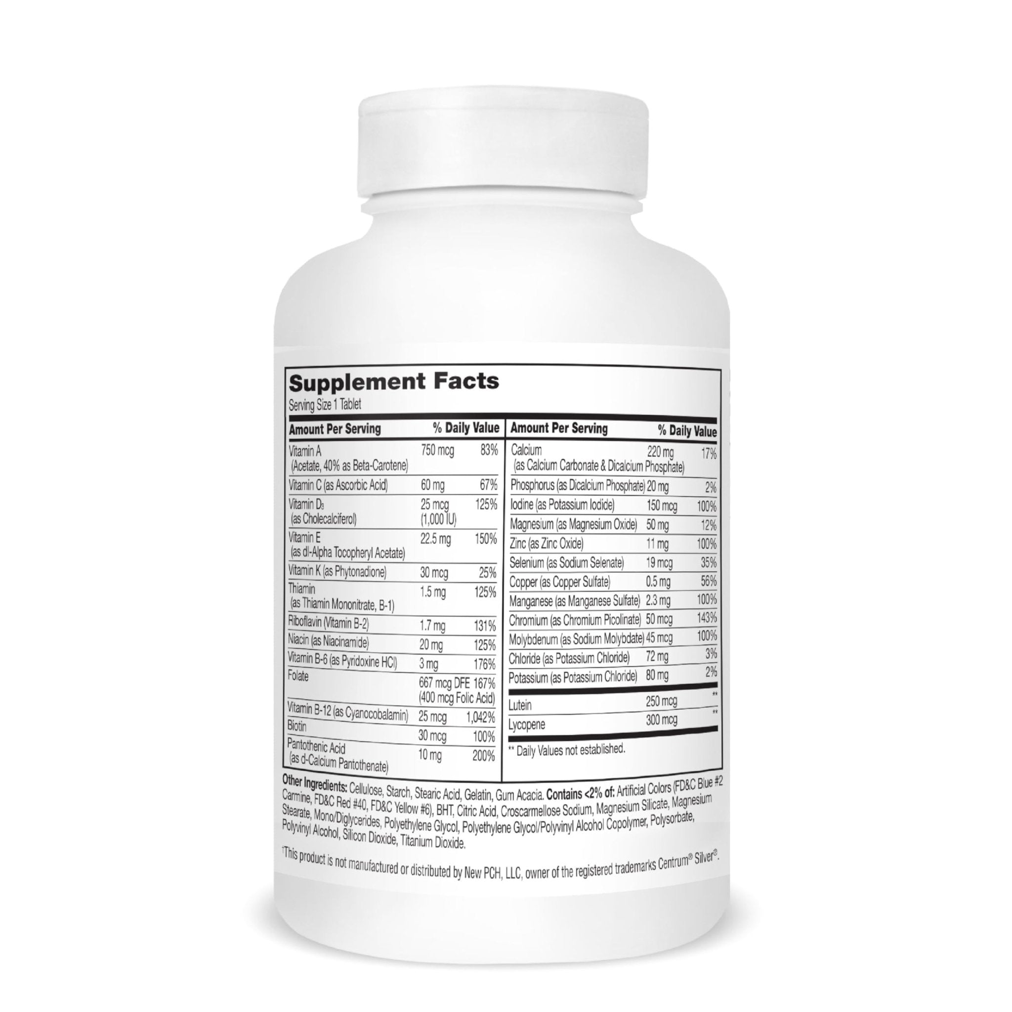 21st Century Sentry Senior Tablets, 265 Count - TrustMedUSA