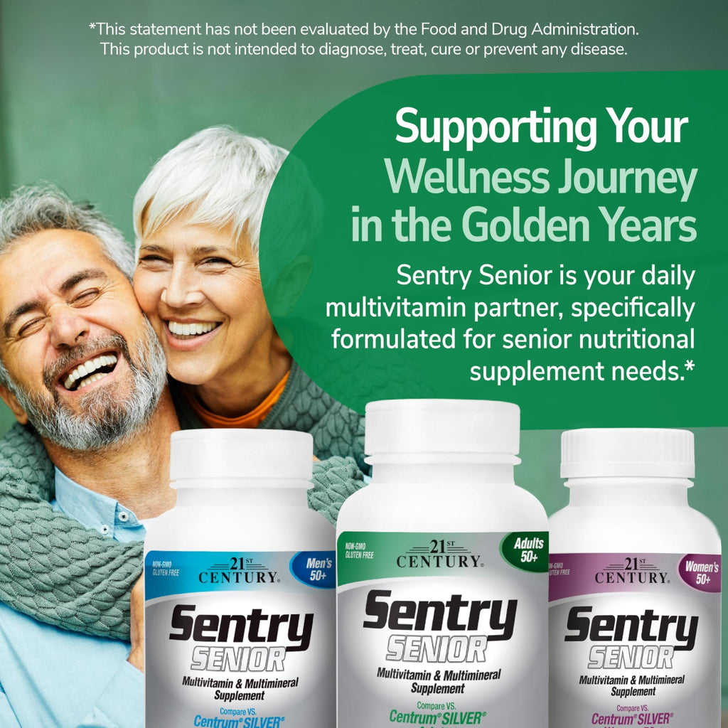 21st Century Sentry Senior Tablets, 265 Count - TrustMedUSA