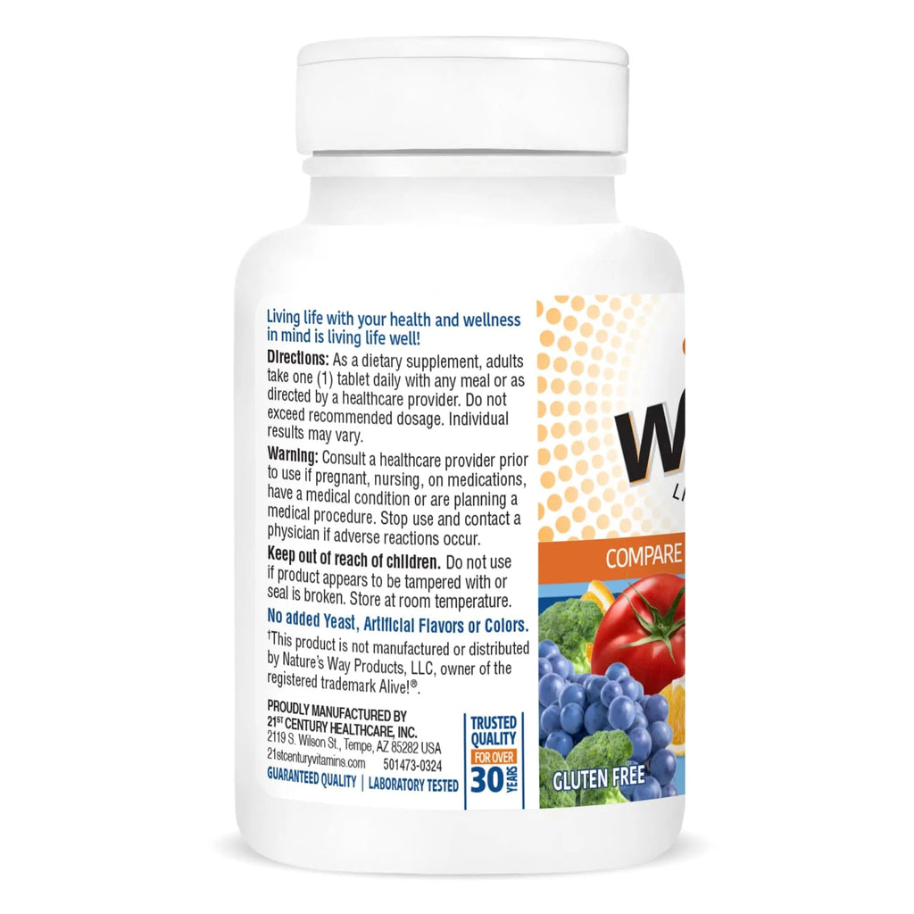 21st Century Wellify Men's Energy Multivitamins with Minerals, 65 Count - TrustMedUSA