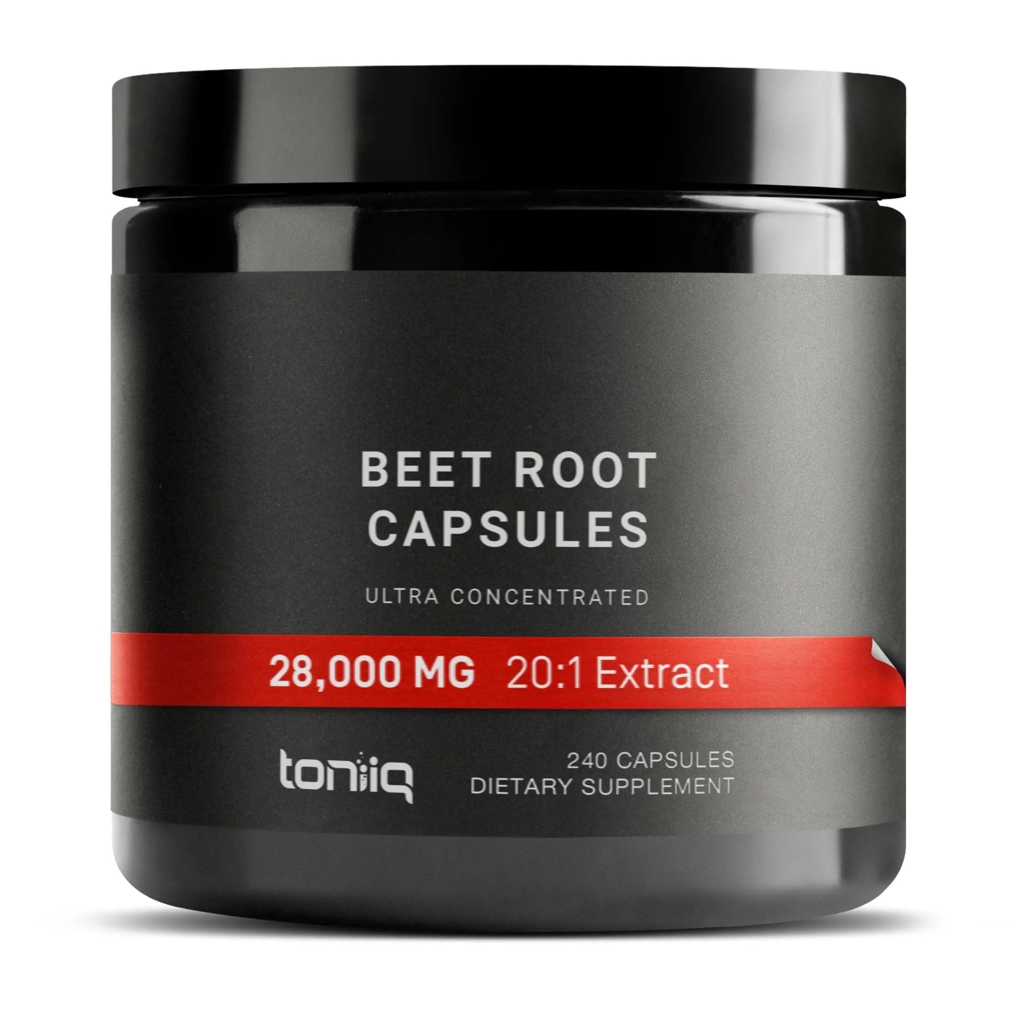 28,000mg 20x Concentrated Extract Beet Root Capsules - Natural Nitric Oxide Booster - TrustMedUSA