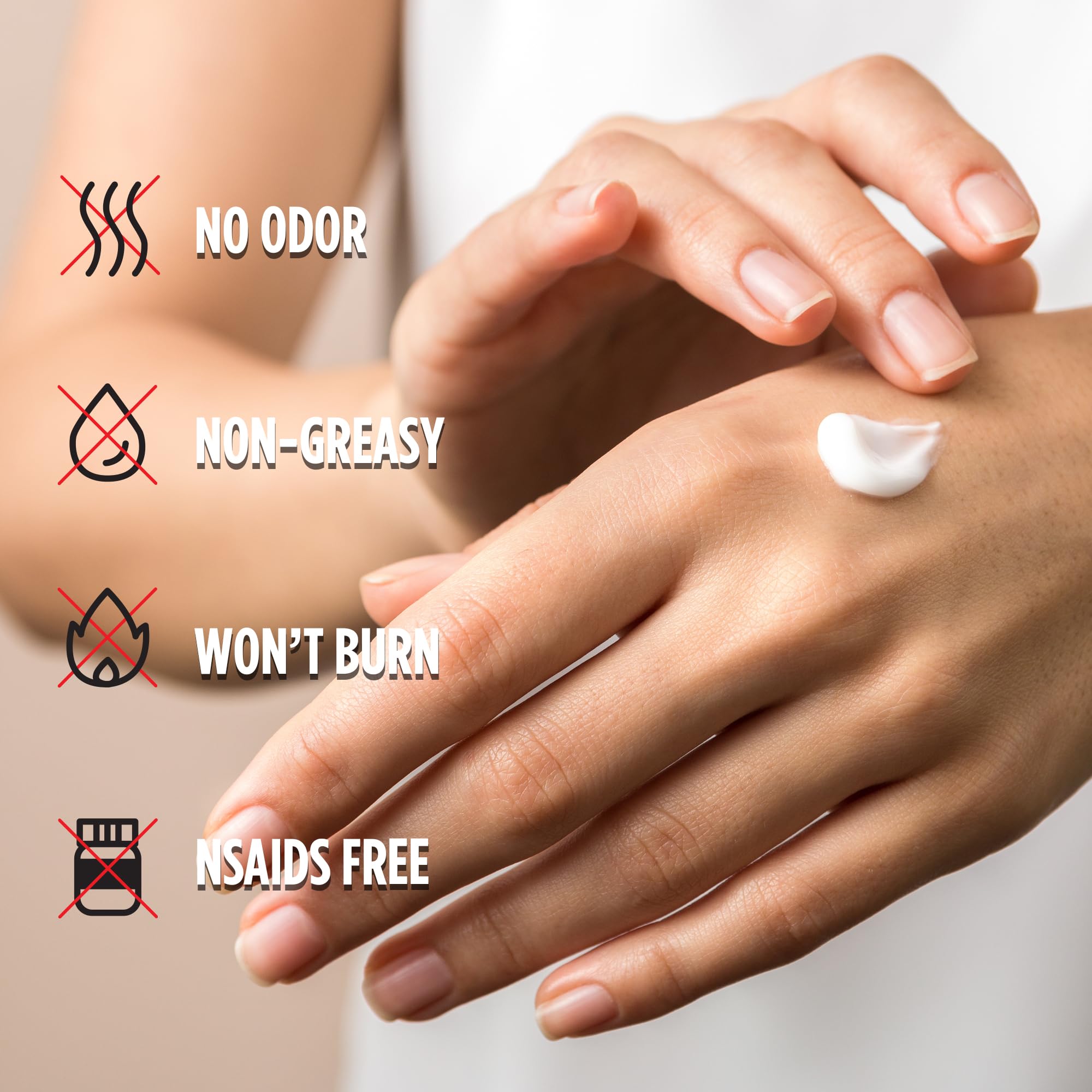 2nd Chance Mobility Pain Relief Cream, No Odor, Non-Greasy, Deep Penetrating, Moisturizing Topical Cream for Joint, Back, Muscle Ache Pain 3.4oz - TrustMedUSA