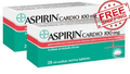 2pcs /56 Tablets Aspirin Cardio 100mg - Heart Health Care Gastro Resistant - TrustMedUSA