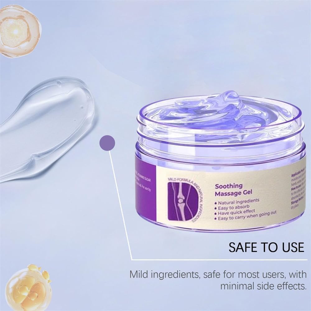 2PCS Joint Purple Gel, Purple Relief Soothing Massage Cream,Joint Activities Throughout The Body, Soothes Knees, Lumbar, Neck, Hands, and Feet - TrustMedUSA
