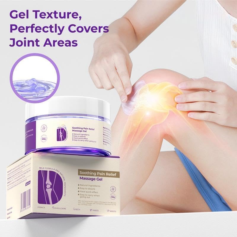2PCS Joint Purple Gel, Purple Relief Soothing Massage Cream,Joint Activities Throughout The Body, Soothes Knees, Lumbar, Neck, Hands, and Feet - TrustMedUSA