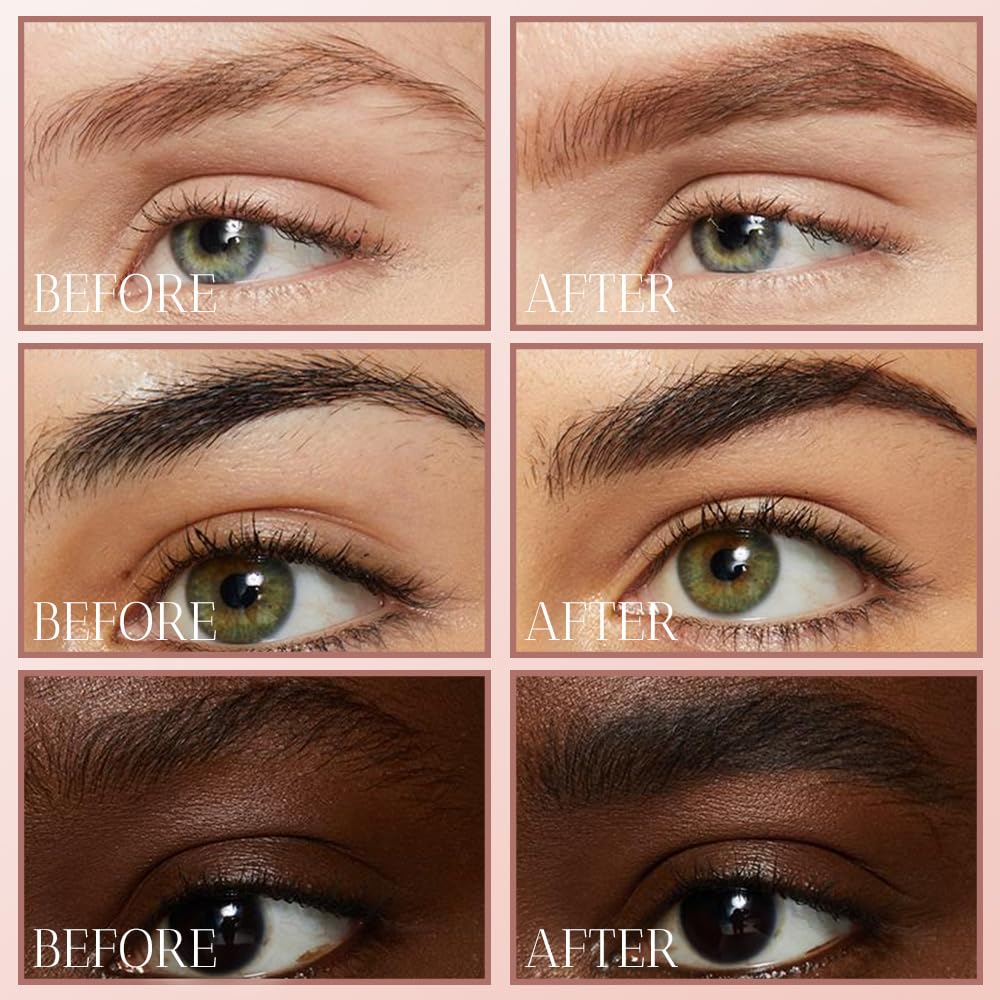 2PCS New Waterproof Brow Pencil with Micro-Fork Tip, 3D Magic Eyebrow Pencil 4-Head Split Waterproof Long-lasting,Fine Stroke Eyebrow Pen Makeup Eyebrow Pencils Stay on All Day (Brown) - TrustMedUSA