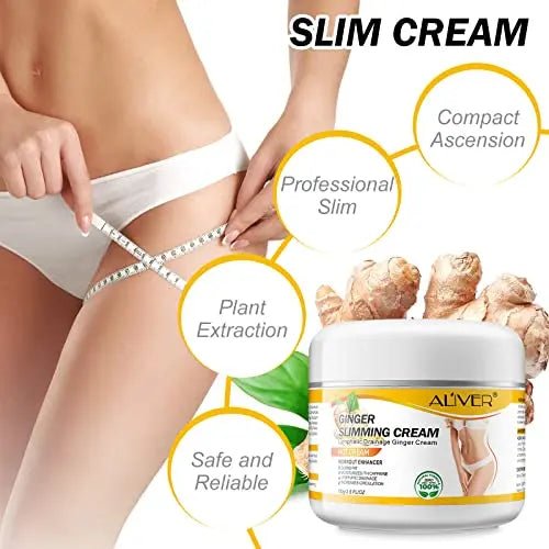2PCS VOGSIG Ginger Slimming Cream - Anti Cellulite, Fat Burning, Tightening & Moisturizin - TrustMedUSA