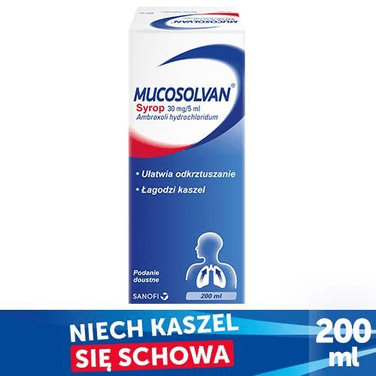 2x 200ml Mucosolvan 30mg/5ml Syrup / Dry Couch / Improves Respiratory Function 400ml - TrustMedUSA