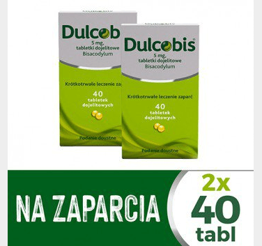 2X 40 DULCOBIS 5 mg, 40 gastro-resistant tablets. Constipation Relief. Fast action - TrustMedUSA