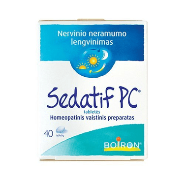 2x 40 Tabs Sedatif PC Homeopathic for alleviation of nervous restlessness - TrustMedUSA