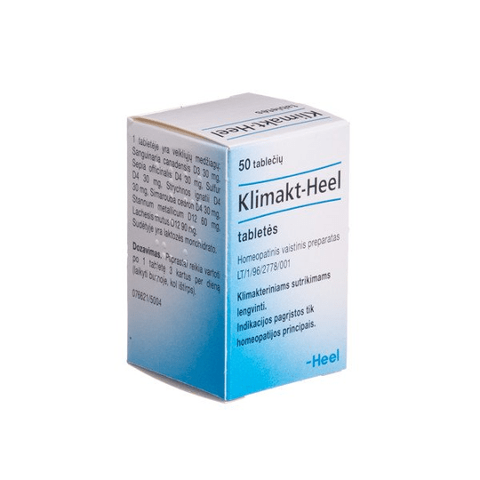 2x 50 Klimakt-Heel Homeopathic Tablets, 100 tabs, climacteric disorders. - TrustMedUSA
