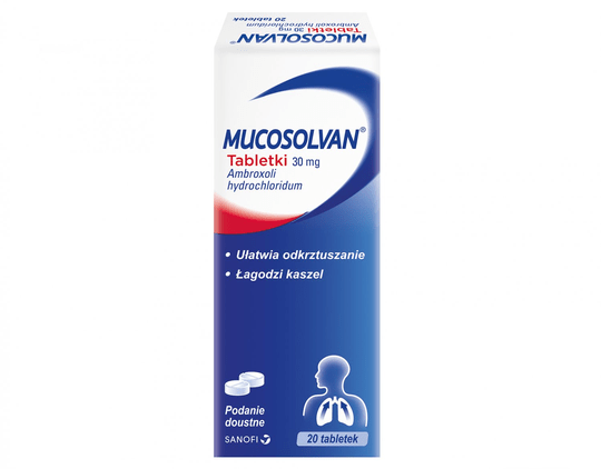 2x20 Tabs Mucosolvan 30mg Dry Couch / Improves Respiratory Function - Maple Wellness Supplements