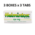 3 Box - Helmintox Pyrantelum 250mg Anti Parasites Worms 3x3 tablets - TrustMedUSA