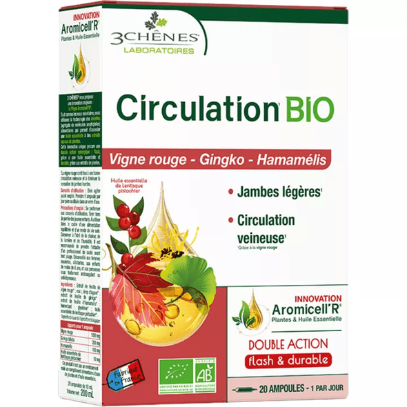 3 Chênes Phyto Aromicell R Bio Circulation phials - TrustMedUSA