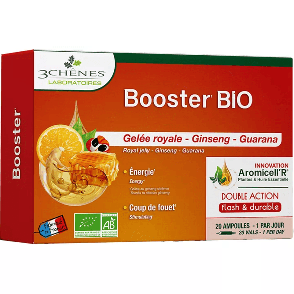 3-Chênes Phyto Aromicell'r Tonus Energy Booster Organic Royal Jelly Ginseng Guarana phials - TrustMedUSA