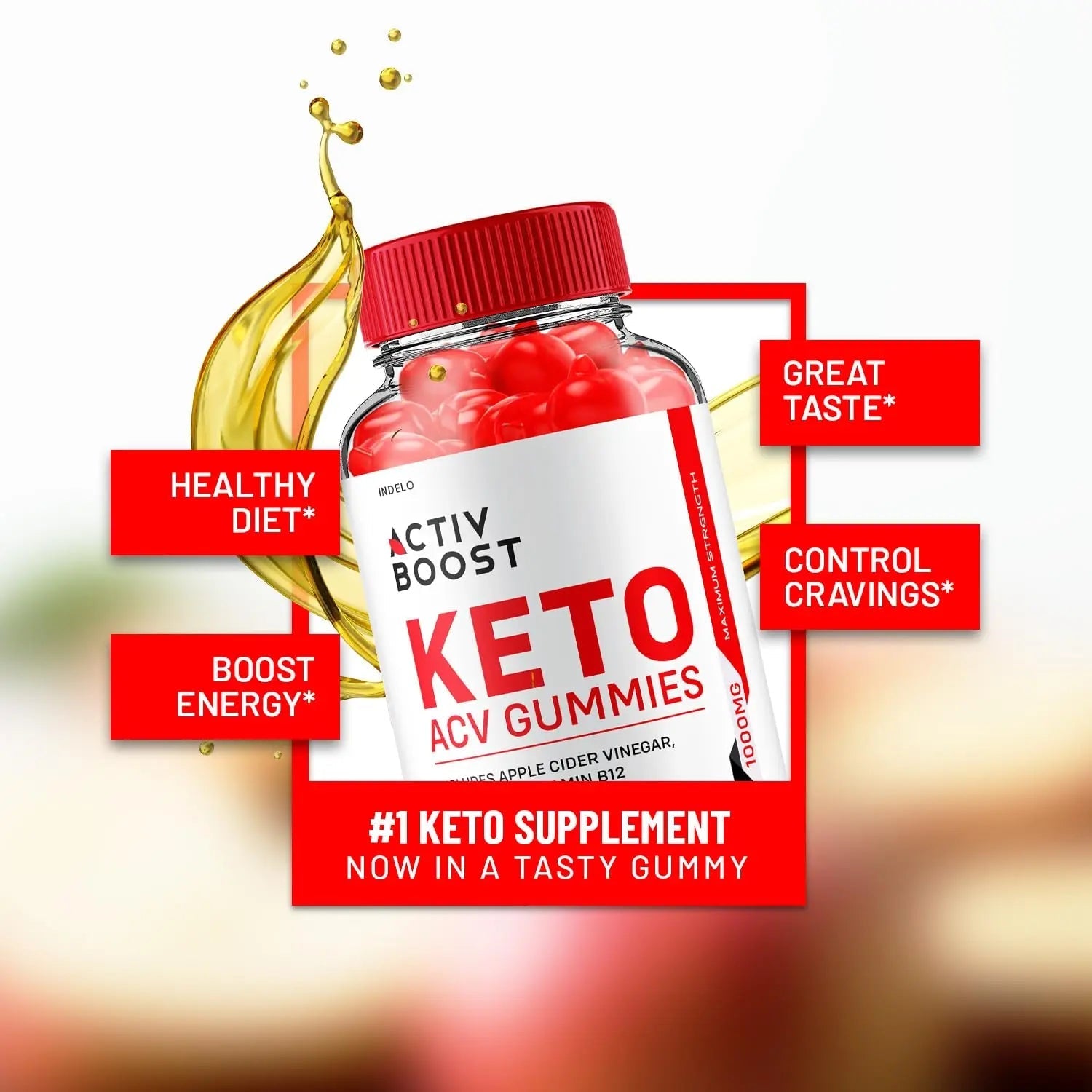 (3 Pack) Activ Boost Keto ACV Gummies - Activ Boost Keto ACV Gummies Reviews - TrustMedUSA
