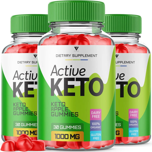 (3 Pack) Active Keto Gummies for Weight Loss Active Keto ACV Gummies Advanced - TrustMedUSA
