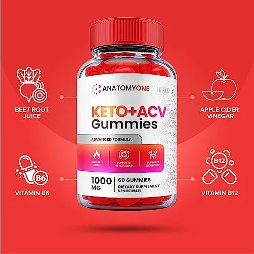 (3 Pack) Anatomy One Keto Gummies, Anatomy One Keto Acv Gummies, Anatomyone Keto - TrustMedUSA