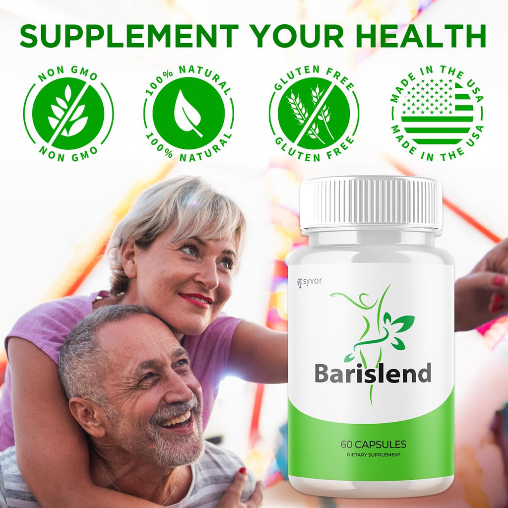 (3 Pack) Barislend Capsules, Official Barislend Pink Salt Pills with All Natural Ingredients, Bari-Slend Advanced Formula Vitamin Pills for Health and Wellness Support for Men and Women (180 Capsules) - TrustMedUSA