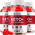 (3 Pack) Bio Fuel Keto ACV Gummies - Advanced Formula BioFuel Keto Plus ACV Gummies Apple Cider Vinegar Bio Fuel ACV, Weight Management Gummies Dietary Supplement Reviews Men Women (180 Gummies) - TrustMedUSA