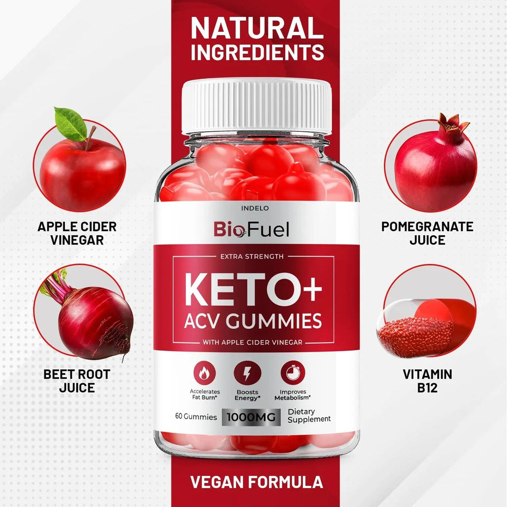 (3 Pack) Bio Fuel Keto ACV Gummies - Advanced Formula BioFuel Keto Plus ACV Gummies Apple Cider Vinegar Bio Fuel ACV, Weight Management Gummies Dietary Supplement Reviews Men Women (180 Gummies) - TrustMedUSA