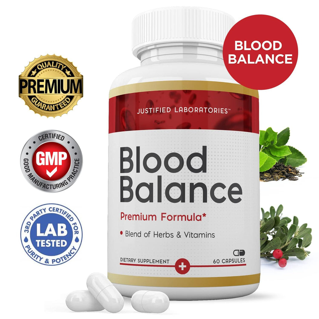 (3 Pack) Blood Balance Advanced Formula 688MG Supplement Pills 180 Capsules - TrustMedUSA