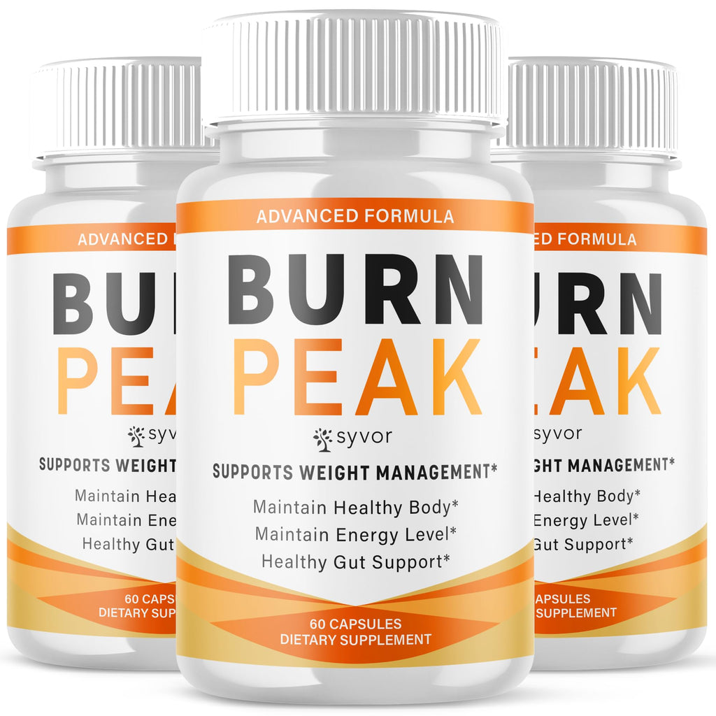 (3 Pack) Burn Peak Capsules, Official Burnpeak Pink Salt Pills with All Natural Ingredients, Advanced BurnPeak Health Supplement with Premium Vitamins for Active Lifestyle Support (180 Capsules) - TrustMedUSA