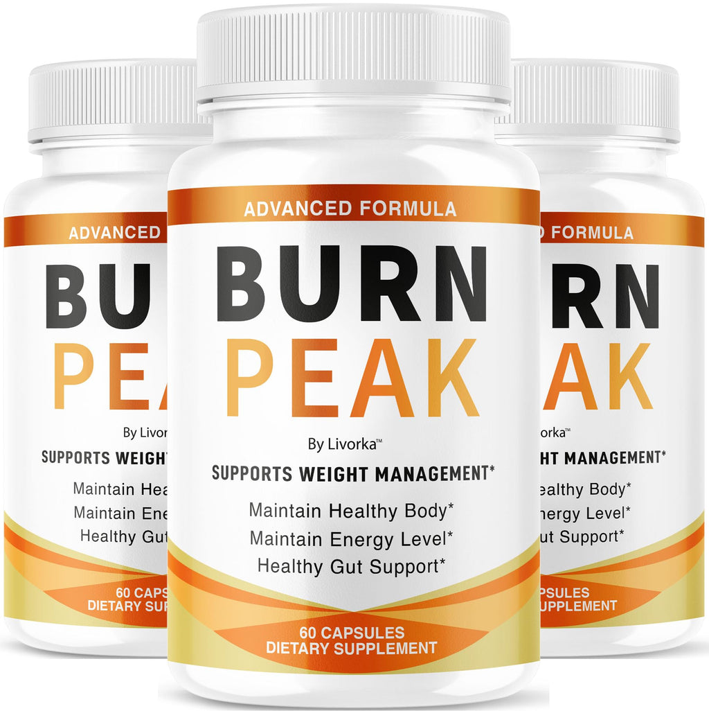 (3 Pack) Burn Peak Capsules - Official BurnPeak Weight Pills Advanced Premium Support, All Natural Burn Peak Pink Salt Trick Supplement for Overall Health & Wellness Reviews, 180 Capsules for 3 Months - TrustMedUSA