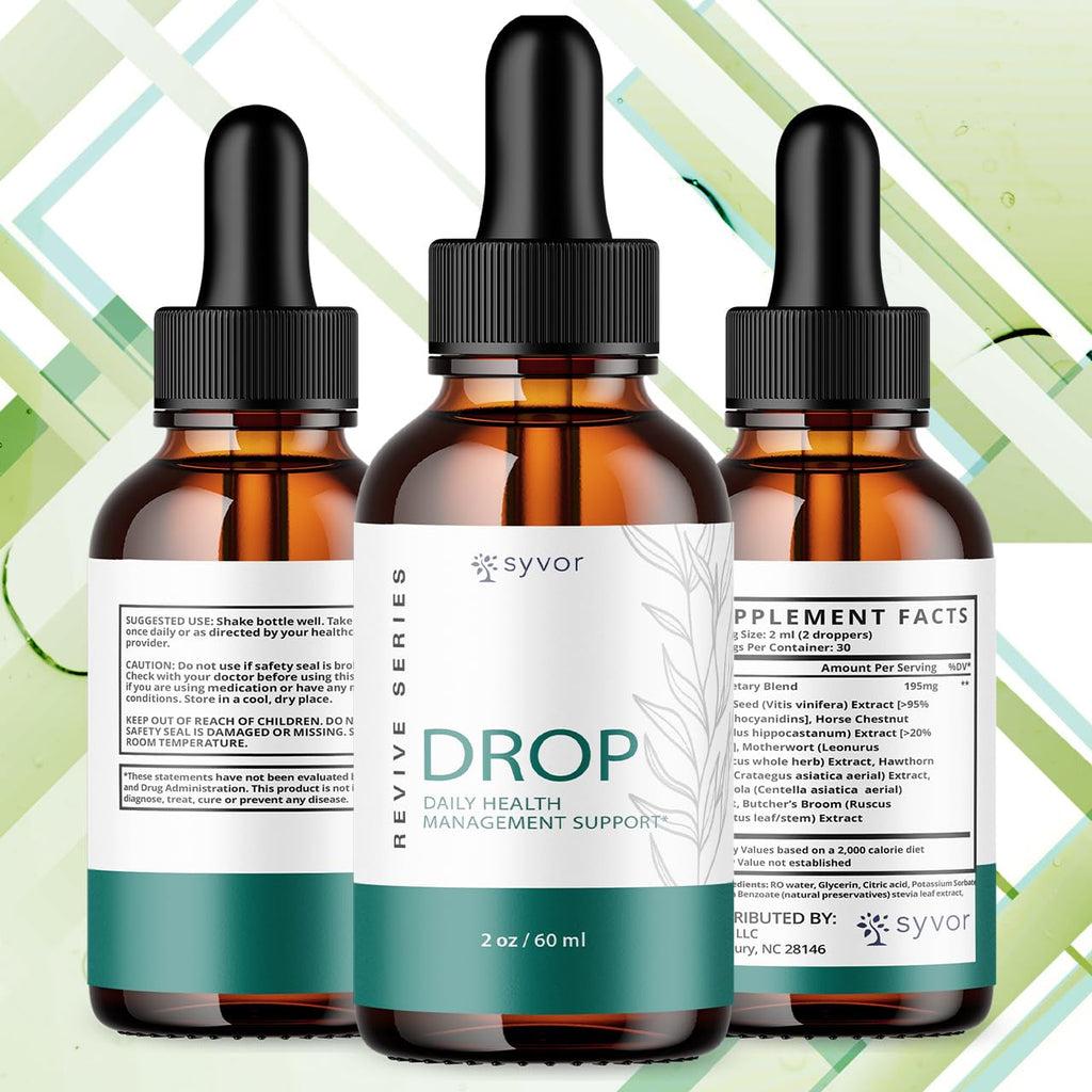 (3 Pack) Drop The Pounds Drops, Official Drop The Pounds Liquid Drops with All Natural Ingredients, Advanced Health Optimizer & Wellness Support with Premium Vitamins for Women & Men (90 Servings) - TrustMedUSA