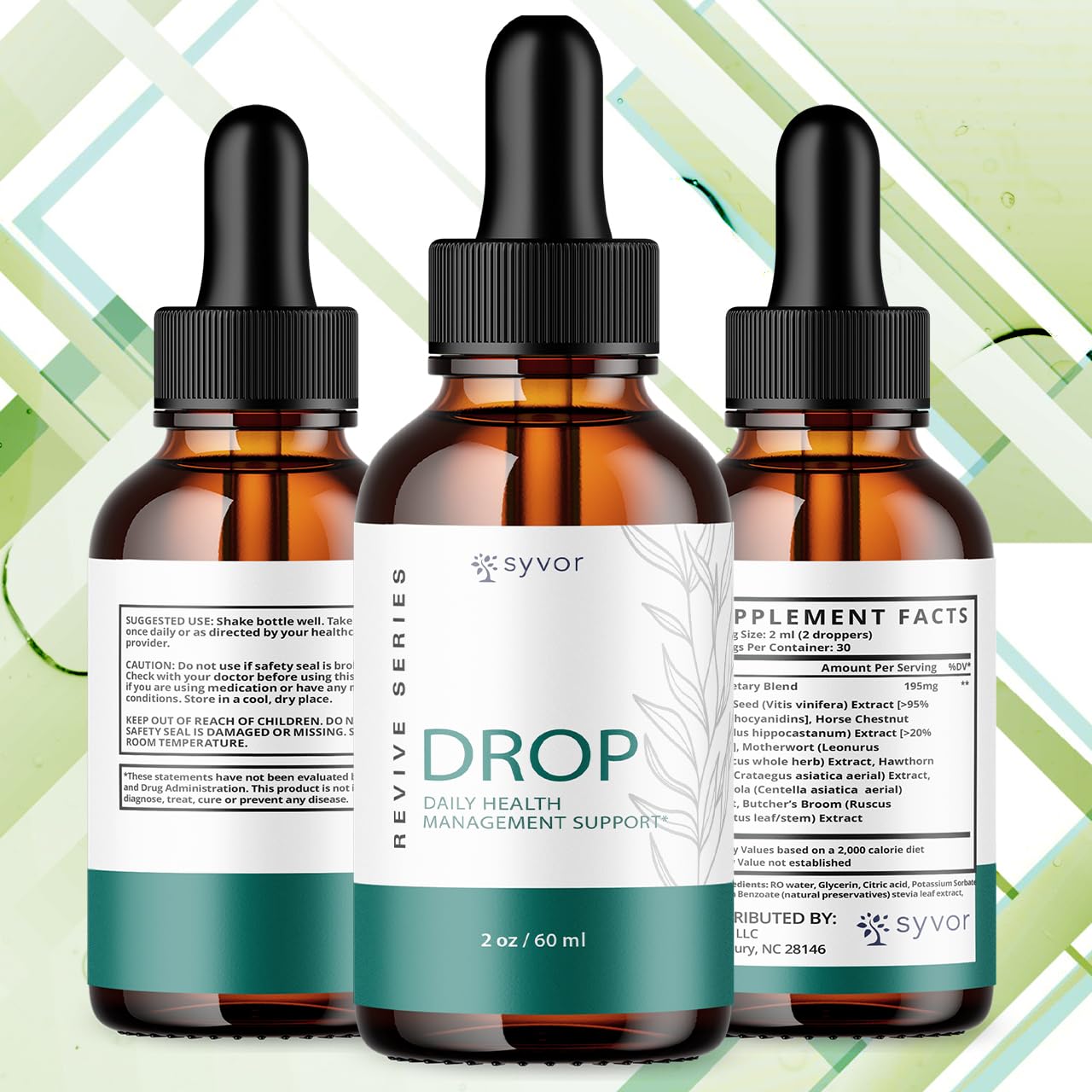 (3 Pack) Drop The Pounds Drops, Official Drop The Pounds Liquid Drops with All Natural Ingredients, Advanced Health Optimizer & Wellness Support with Premium Vitamins for Women & Men (90 Servings) - TrustMedUSA