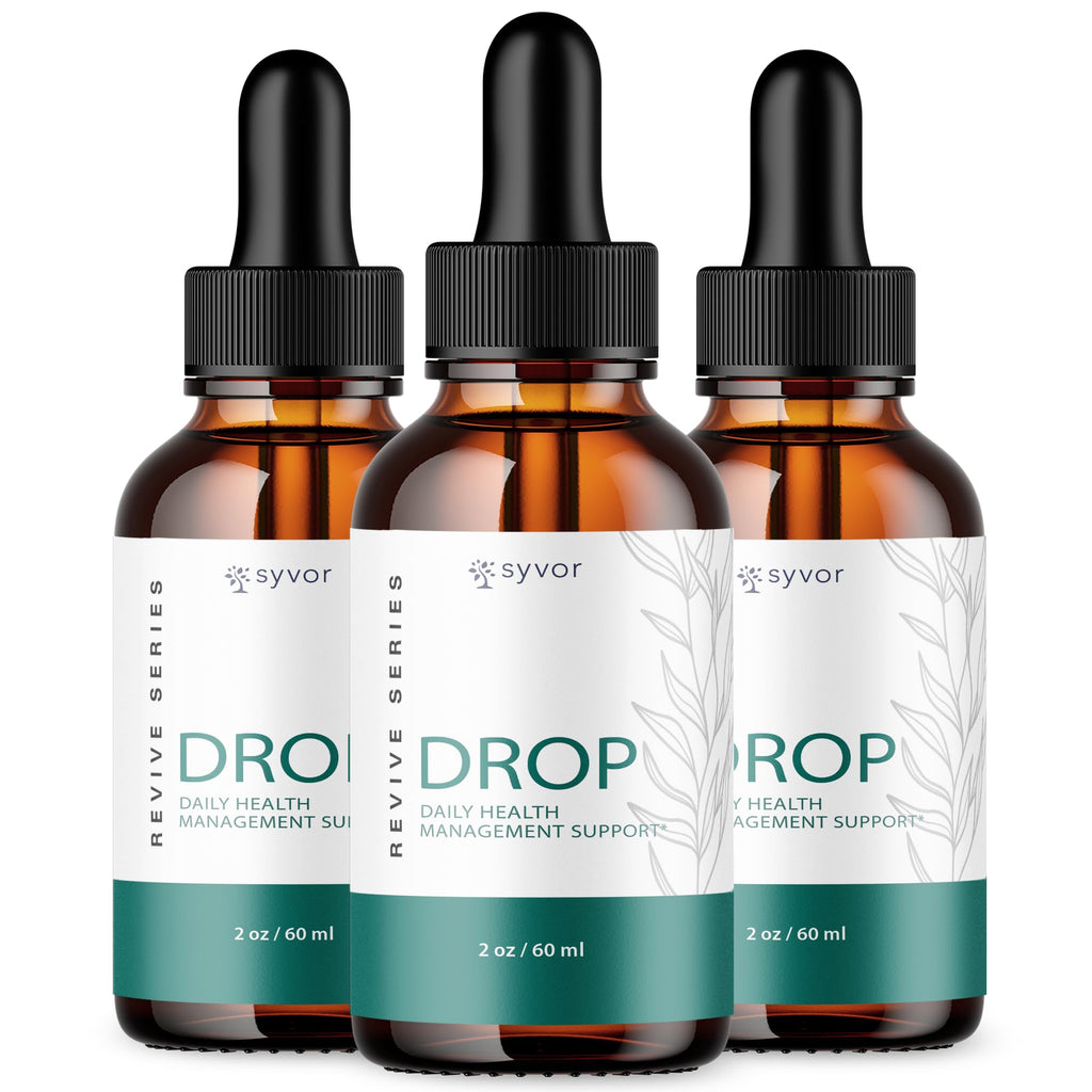 (3 Pack) Drop The Pounds Drops, Official Drop The Pounds Liquid Drops with All Natural Ingredients, Advanced Health Optimizer & Wellness Support with Premium Vitamins for Women & Men (90 Servings) - TrustMedUSA
