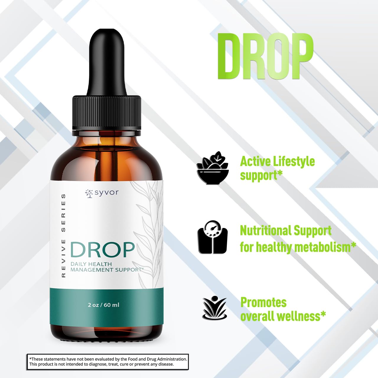 (3 Pack) Drop The Pounds Drops, Official Drop The Pounds Liquid Drops with All Natural Ingredients, Advanced Health Optimizer & Wellness Support with Premium Vitamins for Women & Men (90 Servings) - TrustMedUSA