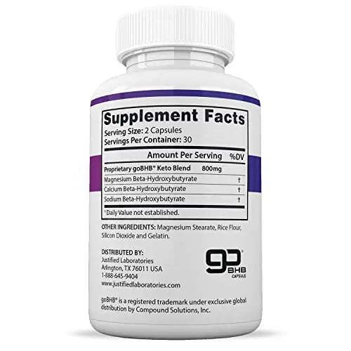 (3 Pack) F1 Keto Pills 800MG Includes goBHB Exogenous Ketones Advanced Ketosis - TrustMedUSA