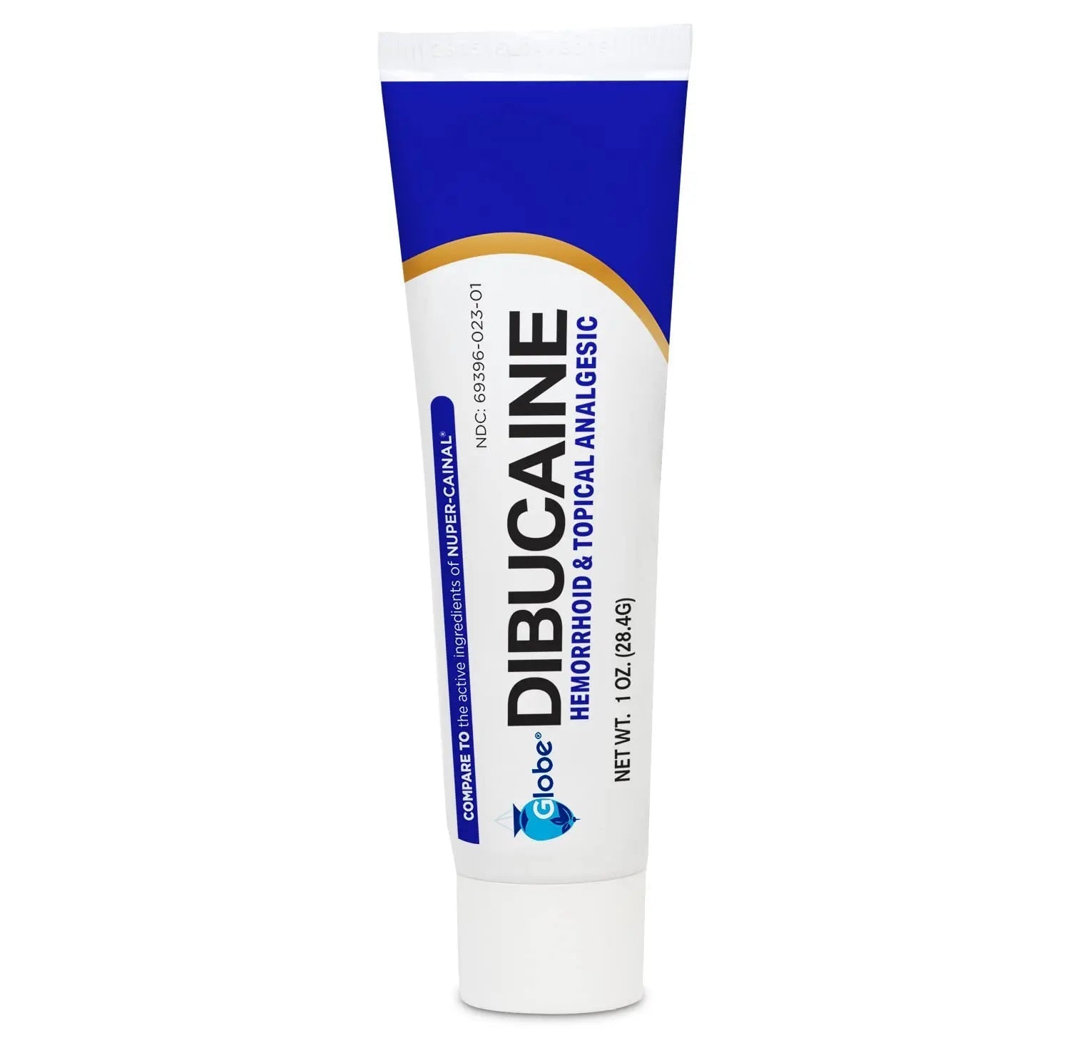 (3 Pack) Globe Dibucaine 1% Hemorrhoid Treatment Ointment - 1 Oz Rapid Numbing Relief, Hemorrhoid Treatment from Itch and Burn - TrustMedUSA