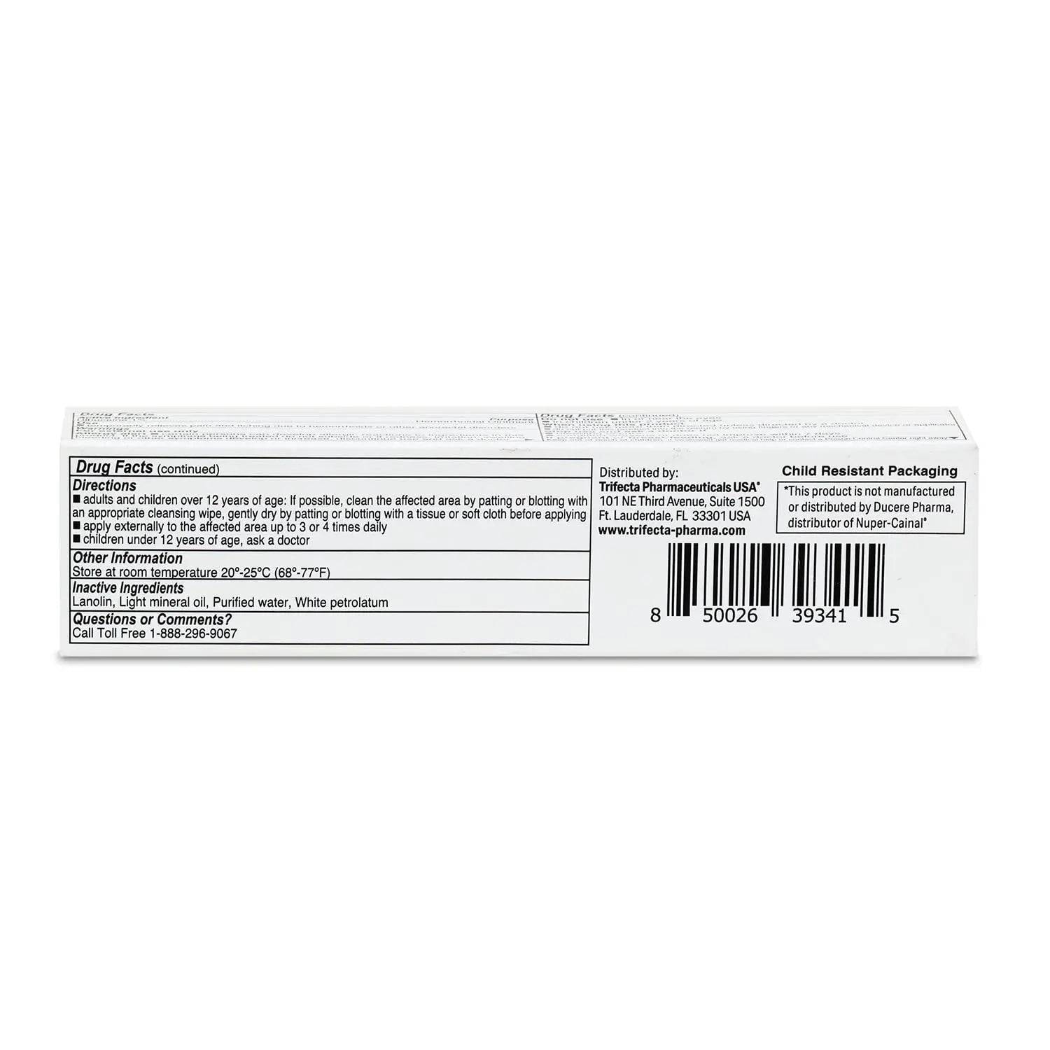 (3 Pack) Globe Dibucaine 1% Hemorrhoid Treatment Ointment - 1 Oz Rapid Numbing Relief, Hemorrhoid Treatment from Itch and Burn - TrustMedUSA