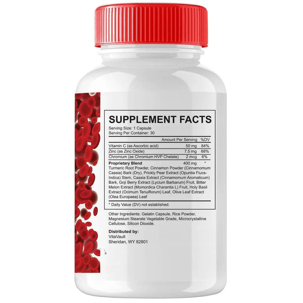 (3 Pack) Glucofort, Max Advanced Blood Support Formula Capsules - TrustMedUSA