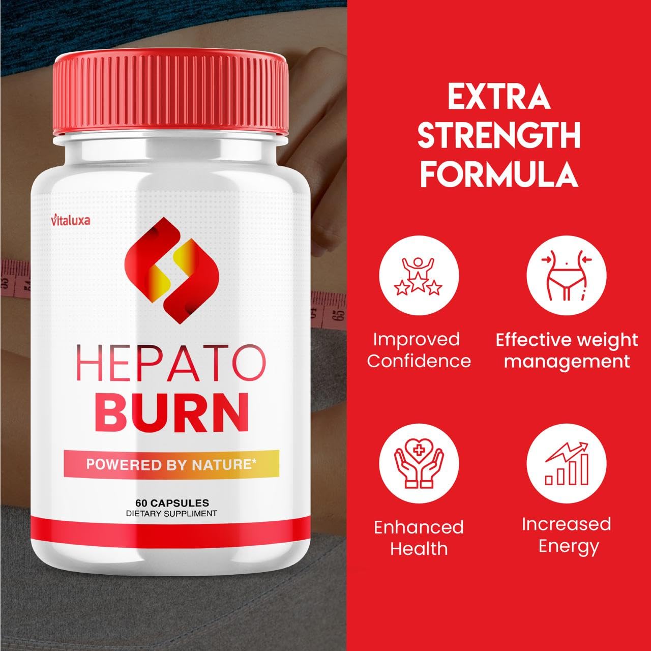 (3 Pack) Hepato Burn Capsules - HepatoBurn Supplement Pills Advanced Formula Wait Premium Blend All Natural Loss Support for Men Women, Hepataburn Reviews Maximum Strength Burner Health (180 Capsules) - TrustMedUSA