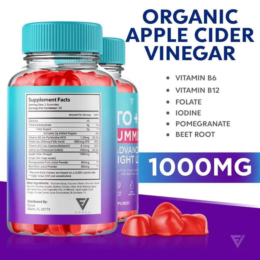 (3 Pack) Keto ACV Gummies Advanced Weight Loss Supplement, ACV Keto Gummies Belly - TrustMedUSA