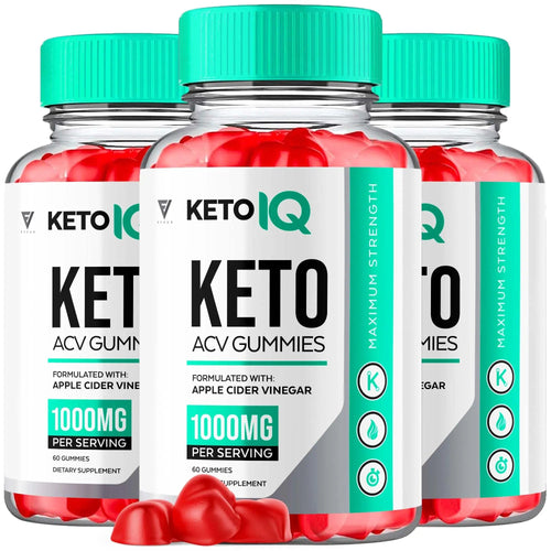(3 Pack) Keto IQ KetoIQ Keto ACV Gummies, Keto IQ ACV Gummies Advanced Weight Loss - TrustMedUSA