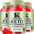 (3 Pack) Ketovex Keto BHB Gummies Advanced Formula, Ketovex BHB ACV Gummies - TrustMedUSA