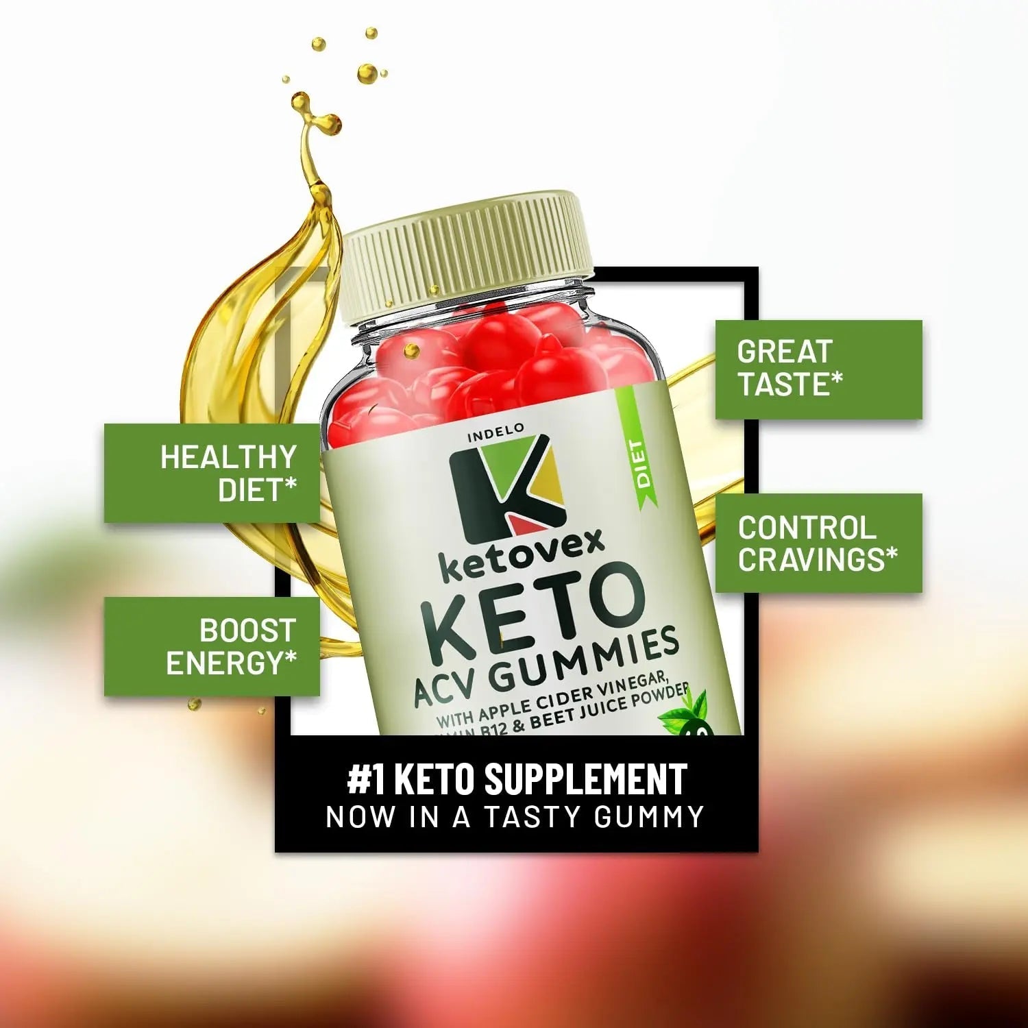 (3 Pack) Ketovex Keto BHB Gummies Advanced Formula, Ketovex BHB ACV Gummies - TrustMedUSA