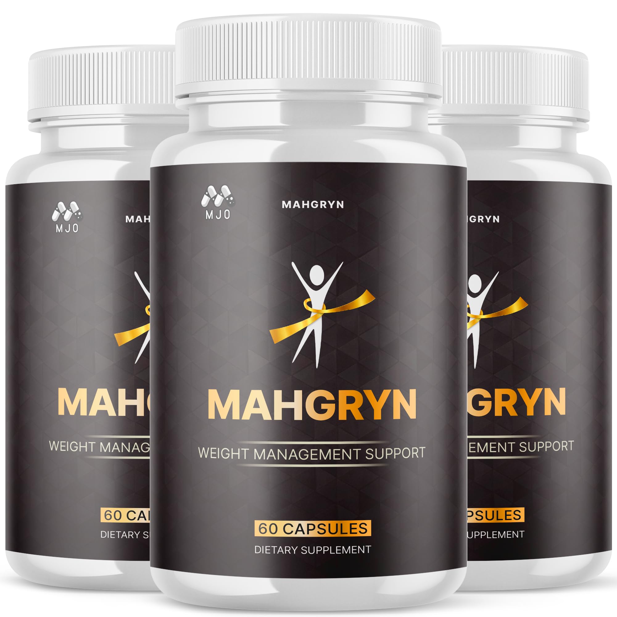 (3 Pack) Mahgryn Capsules, Official Mahgryn Pills with All Natural Ingredients, Advanced Overall Health and Wellness Vitamin Supplement Formula for Maximum Strength Multivitamin Support (180 Capsules) - TrustMedUSA