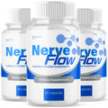 (3 Pack) Nerve Flow Capsules, Official Nerve Flow Pills Made with All Natural Ingredients, Maximum Strength NerveFlow Sciatic Support Supplement with Advanced Vitamins for Women & Men (180 Capsules) - TrustMedUSA