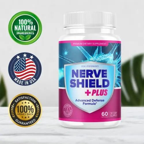 (3 Pack) Nerve Shield Plus Pills Original Supplement Advanced Nerve Formula - TrustMedUSA